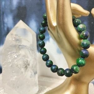 Genuine ✨ NaturalChrysocollaBracelet
